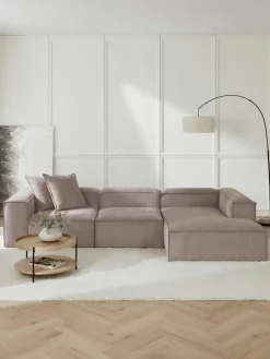 Modulaire hoekbank Lennon van corduroy^Westwing Collection Fashion