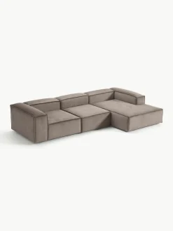 Modulaire hoekbank Lennon van corduroy^Westwing Collection Fashion