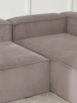 Modulaire hoekbank Lennon van corduroy^Westwing Collection Fashion