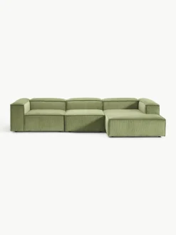 Modulaire hoekbank Lennon van corduroy^Westwing Collection Discount