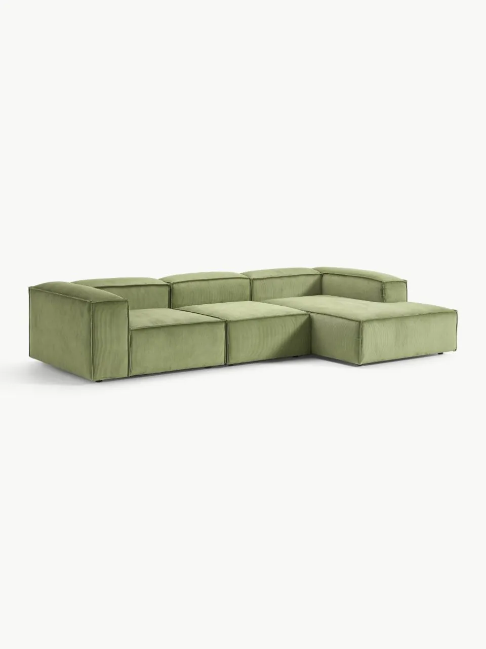 Modulaire hoekbank Lennon van corduroy^Westwing Collection Discount
