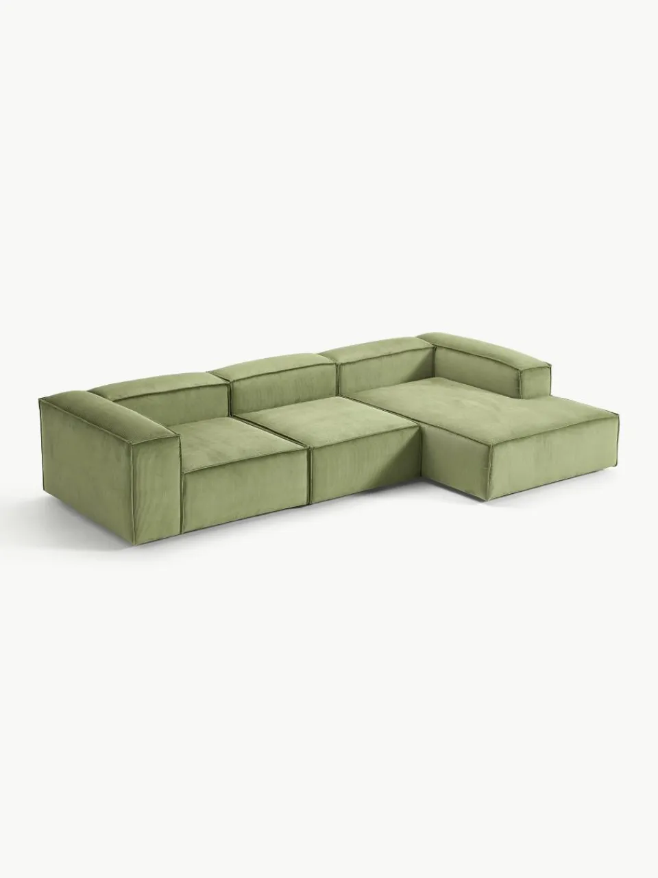 Modulaire hoekbank Lennon van corduroy^Westwing Collection Discount