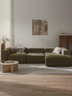 Modulaire hoekbank Lennon uit bouclé^Westwing Collection Outlet