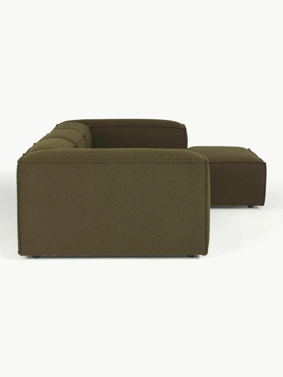 Modulaire hoekbank Lennon uit bouclé^Westwing Collection Outlet