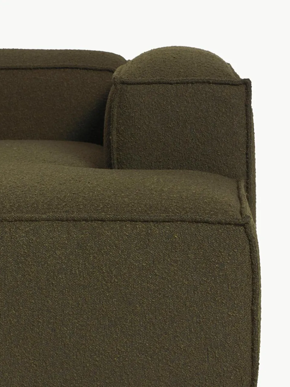 Modulaire hoekbank Lennon uit bouclé^Westwing Collection Outlet
