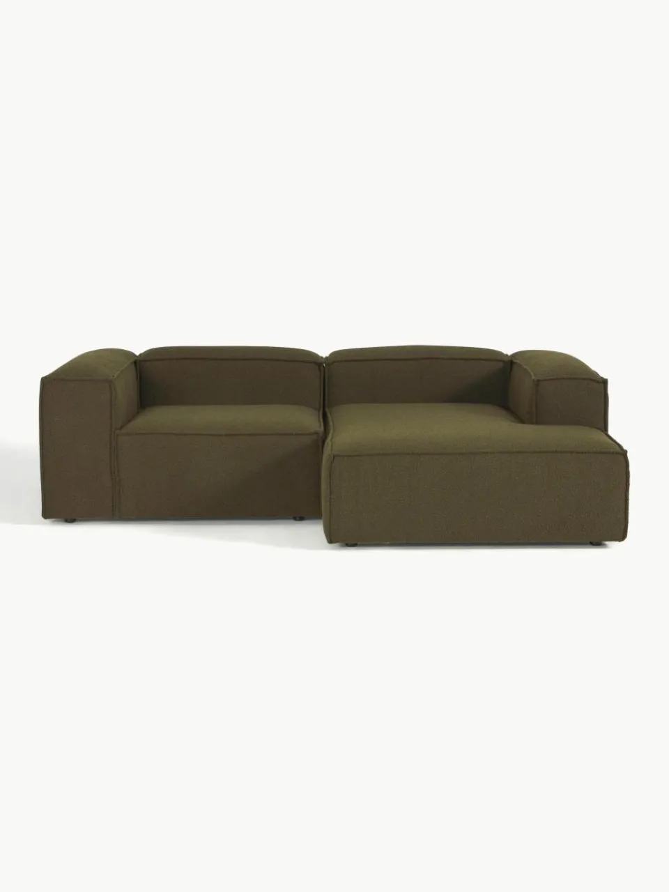 Modulaire hoekbank Lennon uit bouclé^Westwing Collection Discount