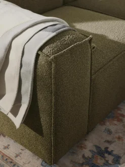 Modulaire hoekbank Lennon uit bouclé^Westwing Collection Discount