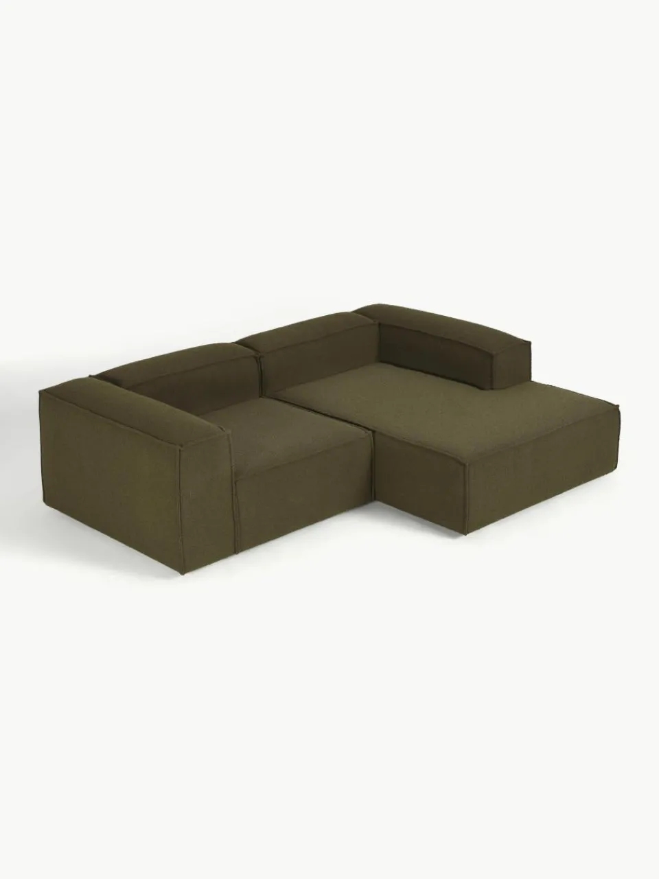Modulaire hoekbank Lennon uit bouclé^Westwing Collection Discount