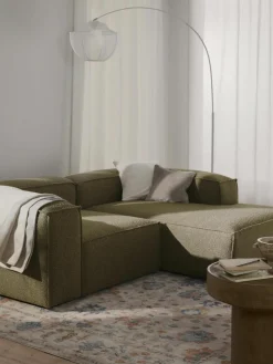Modulaire hoekbank Lennon uit bouclé^Westwing Collection Discount