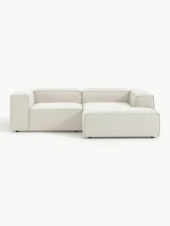 Modulaire hoekbank Lennon uit bouclé^Westwing Collection Online