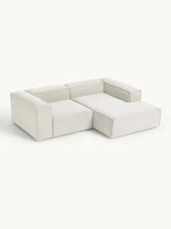 Modulaire hoekbank Lennon uit bouclé^Westwing Collection Online