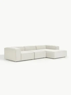 Modulaire hoekbank Lennon uit bouclé^Westwing Collection Sale