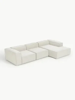 Modulaire hoekbank Lennon uit bouclé^Westwing Collection Sale