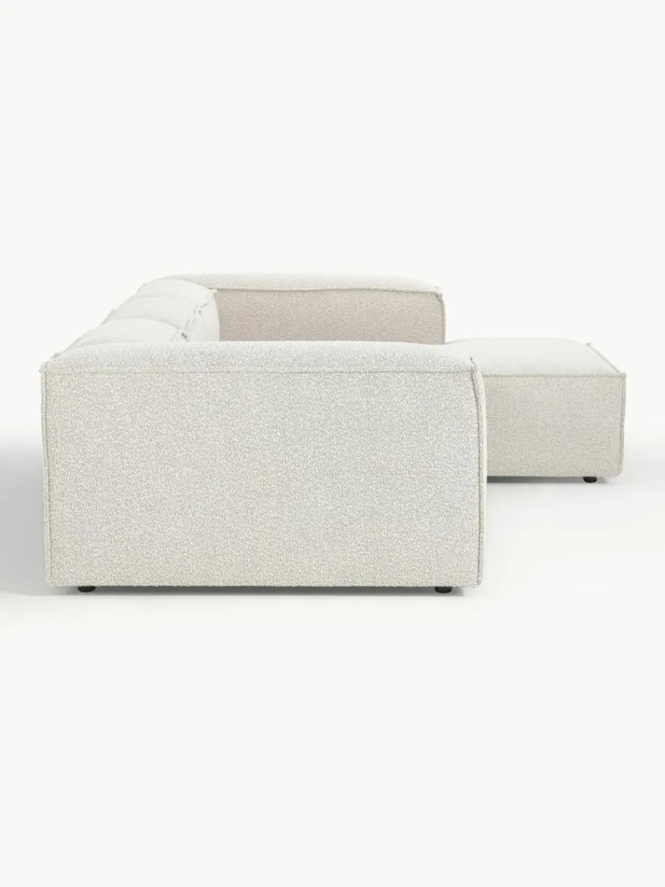 Modulaire hoekbank Lennon uit bouclé^Westwing Collection Sale