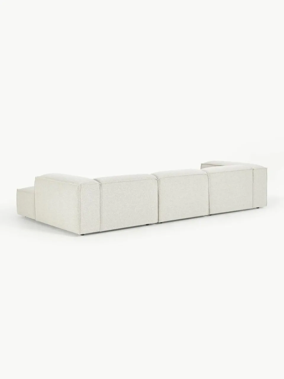 Modulaire hoekbank Lennon uit bouclé^Westwing Collection Sale