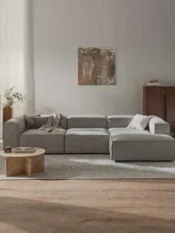 Modulaire hoekbank Lennon uit bouclé^Westwing Collection Best
