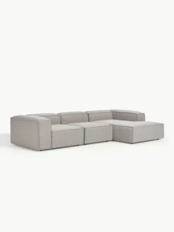 Modulaire hoekbank Lennon uit bouclé^Westwing Collection Best