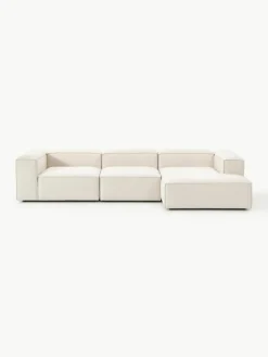 Modulaire hoekbank Lennon van linnenmix^Westwing Collection Hot