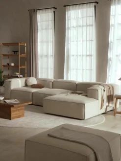 Modulaire hoekbank Lennon van linnenmix^Westwing Collection Hot