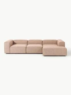 Modulaire hoekbank Lennon van linnenmix^Westwing Collection Online