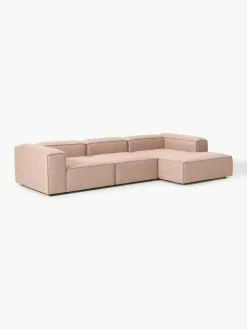 Modulaire hoekbank Lennon van linnenmix^Westwing Collection Online