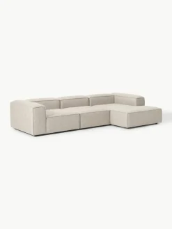 Modulaire hoekbank Lennon van linnenmix^Westwing Collection Fashion