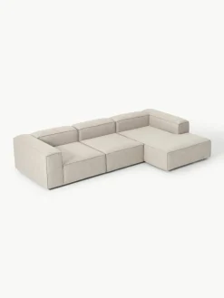Modulaire hoekbank Lennon van linnenmix^Westwing Collection Fashion