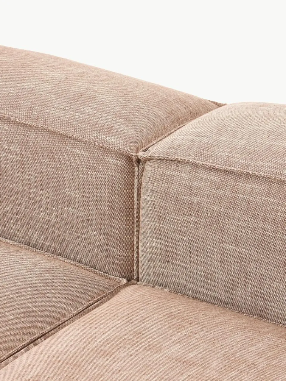 Modulaire hoekbank Lennon van linnenmix^Westwing Collection Discount