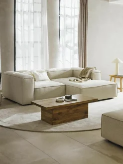 Modulaire hoekbank Lennon van linnenmix^Westwing Collection Clearance