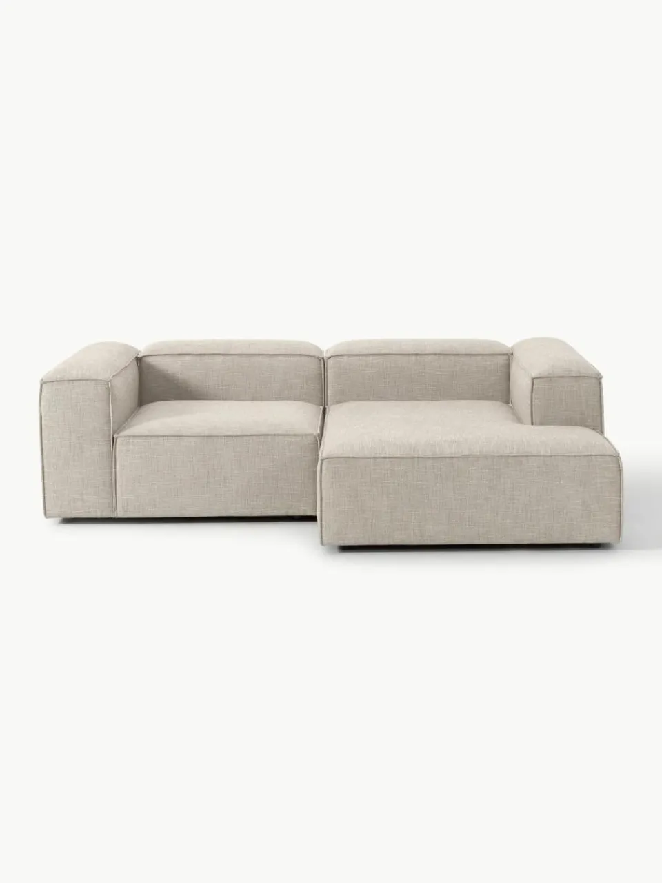 Modulaire hoekbank Lennon van linnenmix^Westwing Collection Discount