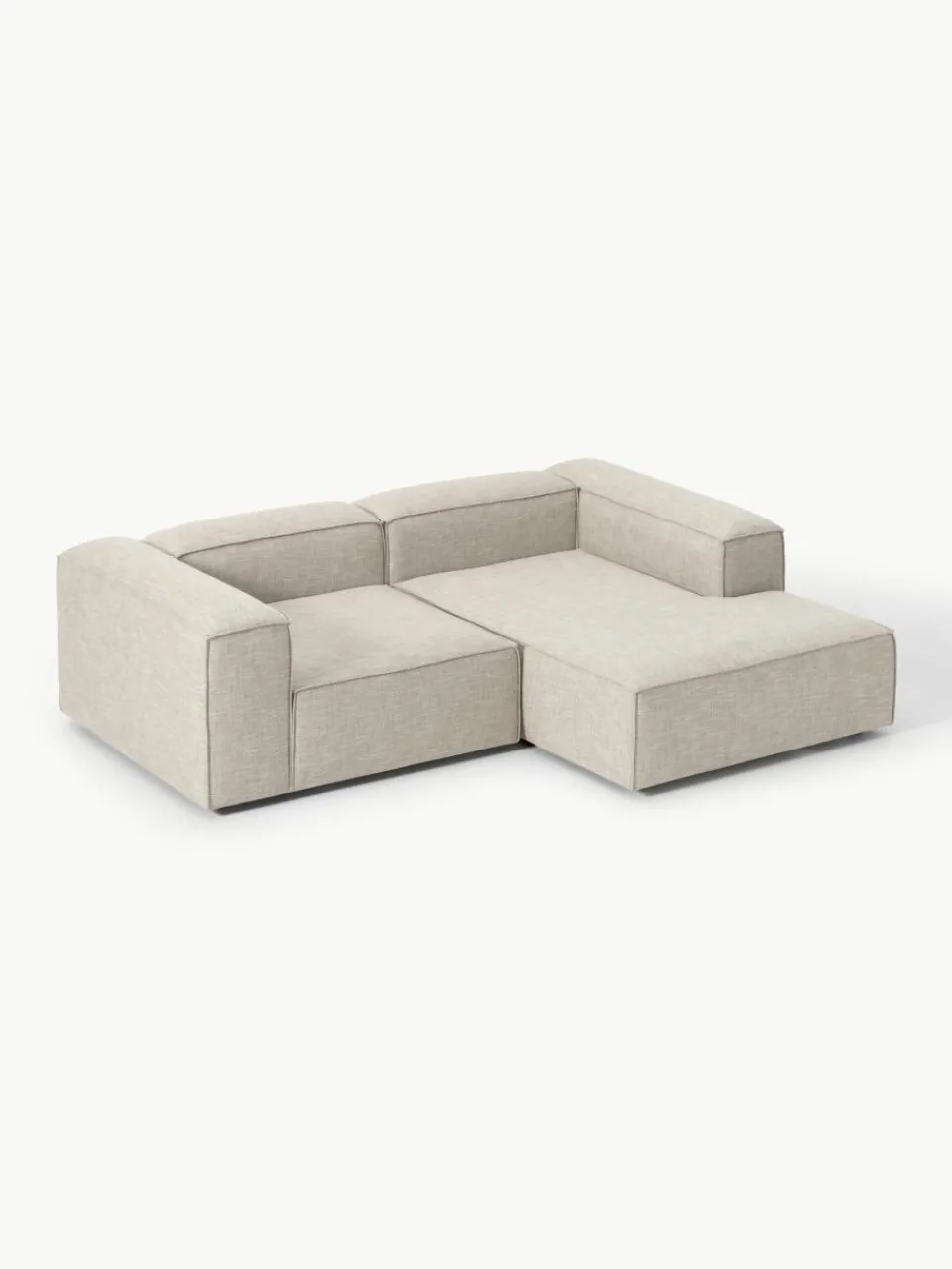 Modulaire hoekbank Lennon van linnenmix^Westwing Collection Discount