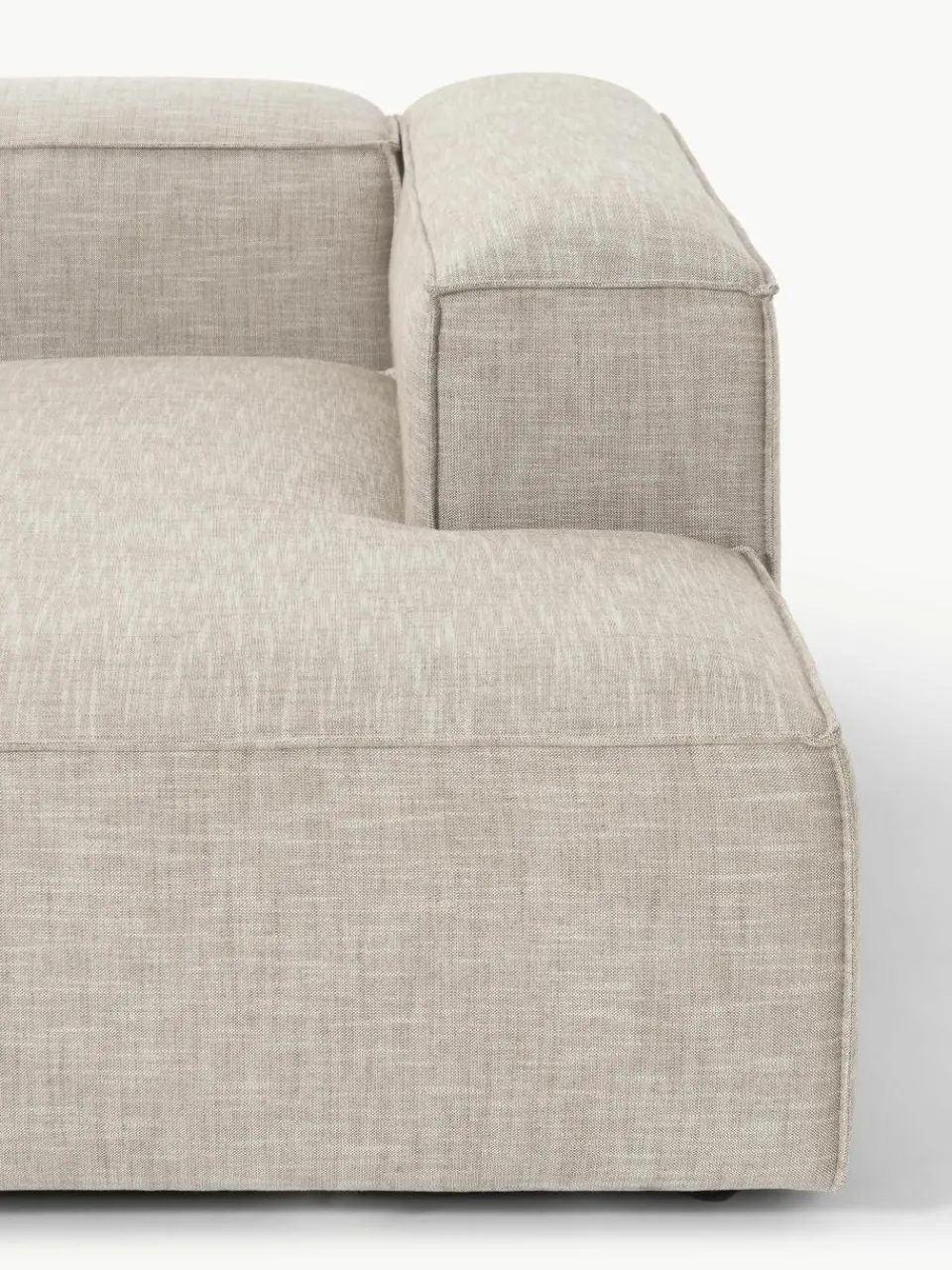 Modulaire hoekbank Lennon van linnenmix^Westwing Collection Discount
