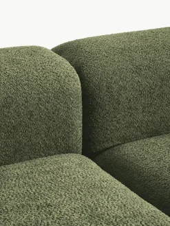 Modulaire hoekbank Natalie van teddy-bouclé^Westwing Collection Hot