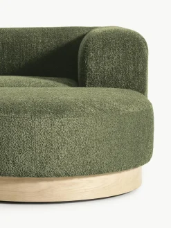 Modulaire hoekbank Natalie van teddy-bouclé^Westwing Collection Discount