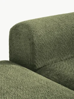 Modulaire hoekbank Natalie van teddy-bouclé^Westwing Collection Discount