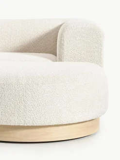 Modulaire hoekbank Natalie van teddy-bouclé^Westwing Collection Fashion
