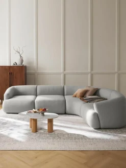 Modulaire hoekbank Sofia (4-zits)^Westwing Collection New