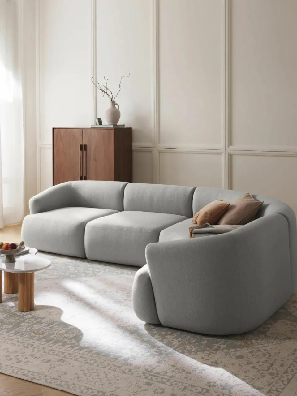 Modulaire hoekbank Sofia (4-zits)^Westwing Collection New