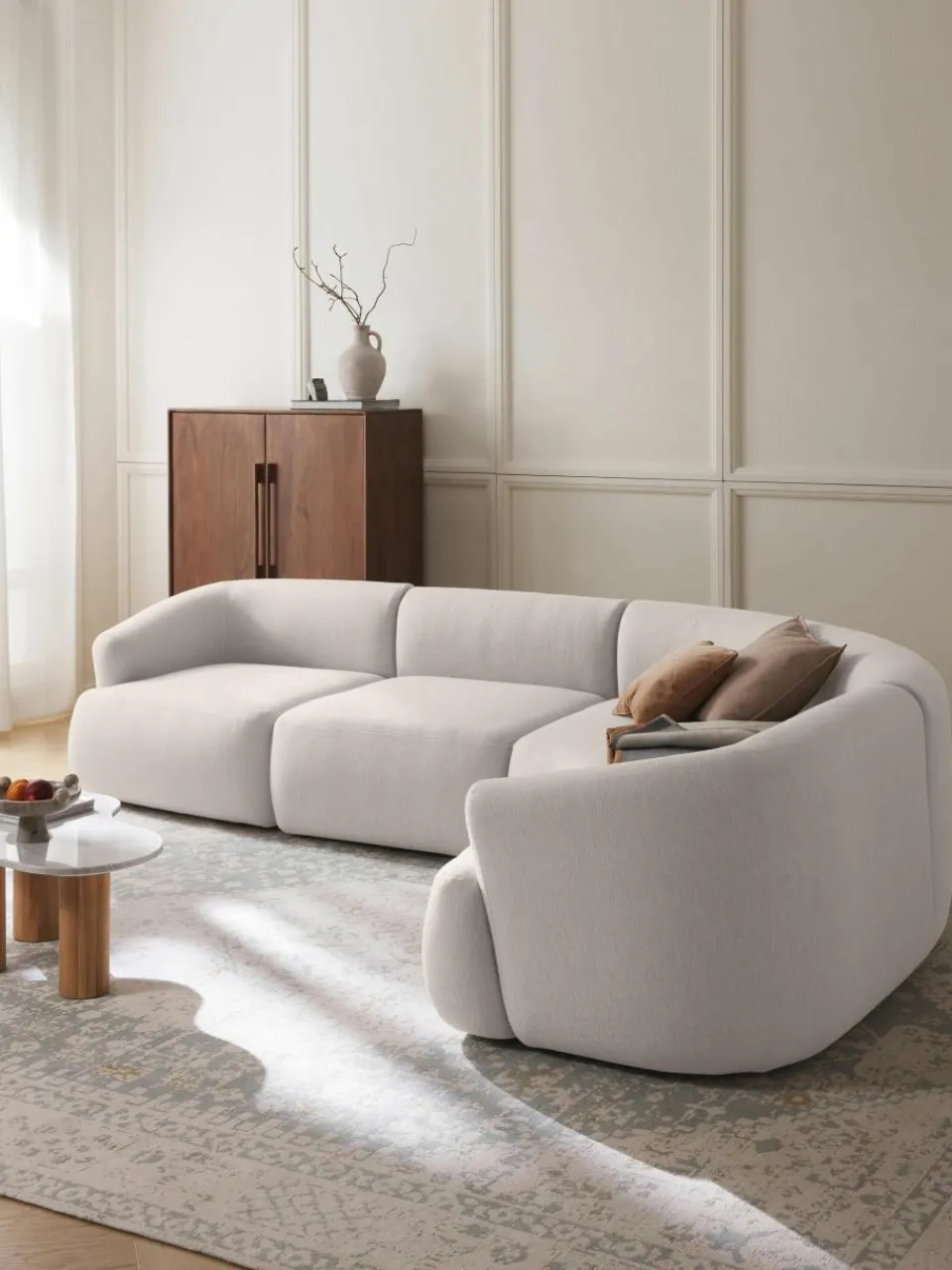 Modulaire hoekbank Sofia (4-zits)^Westwing Collection Best