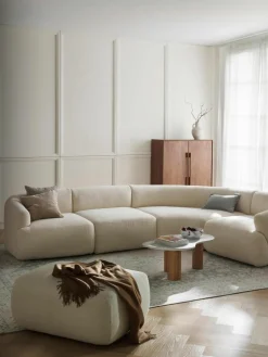 Modulaire hoekbank Sofia (4-zits)^Westwing Collection Fashion