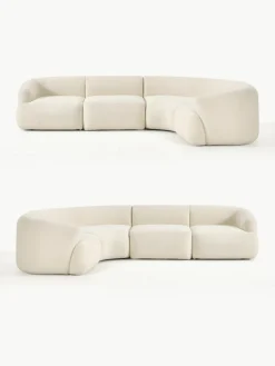 Modulaire hoekbank Sofia (4-zits)^Westwing Collection Fashion
