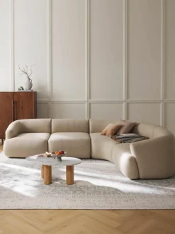 Modulaire hoekbank Sofia (4-zits)^Westwing Collection Hot