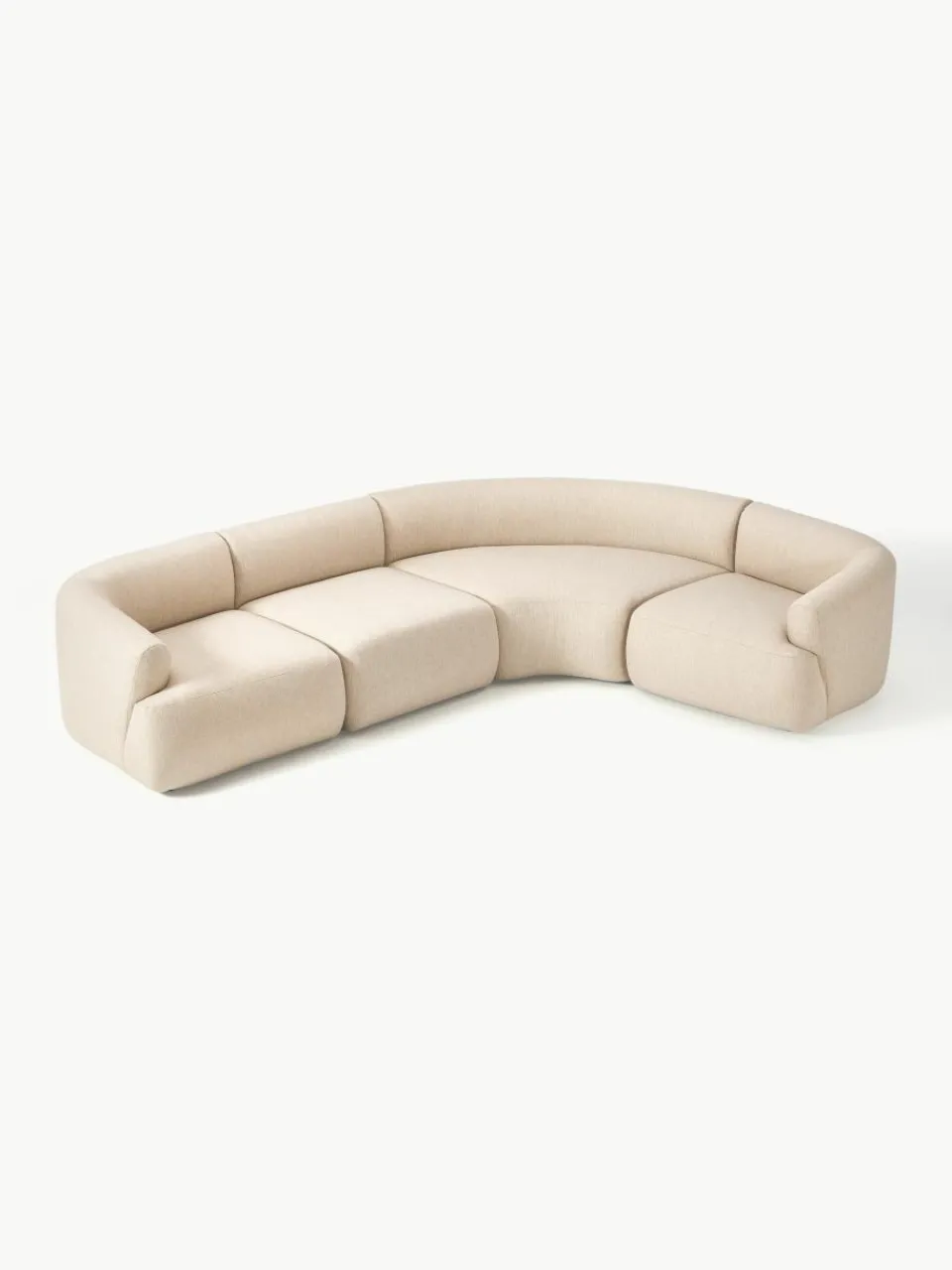 Modulaire hoekbank Sofia (4-zits)^Westwing Collection Hot