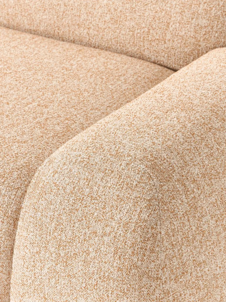 Modulaire hoekbank Wolke (4-zits) van bouclé^Westwing Collection Sale