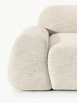 Modulaire hoekbank Wolke (4-zits) van bouclé^Westwing Collection Sale