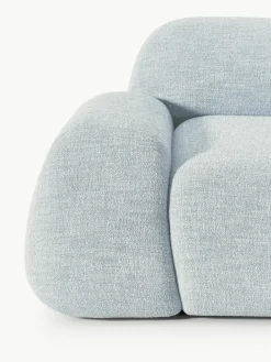 Modulaire hoekbank Wolke (4-zits) van bouclé^Westwing Collection Sale