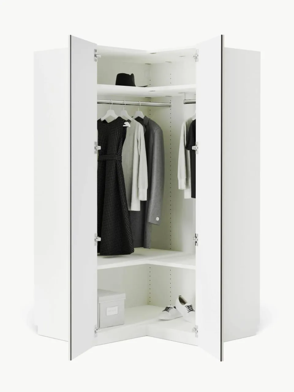 Modulaire hoekkast Charlotte, 115 cm breed^Westwing Collection Online