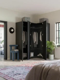 Modulaire hoekkast Leon, 165 cm breed, diverse varianten^Westwing Collection Outlet