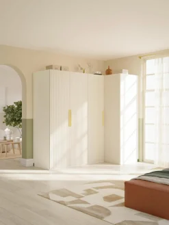 Modulaire hoekkast Simone, 215 cm breed, diverse varianten^Westwing Collection Outlet
