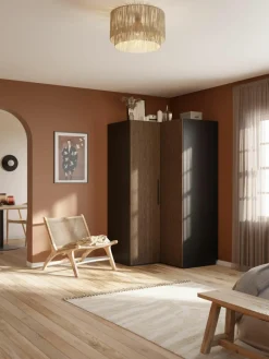 Modulaire hoekkast Simone, 115 cm breed^Westwing Collection Hot